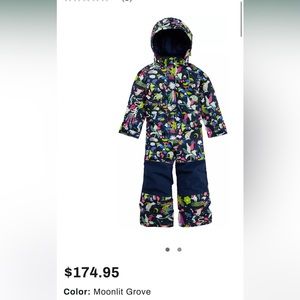 NWT Burton Toddler One Piece Snow Suit 2T